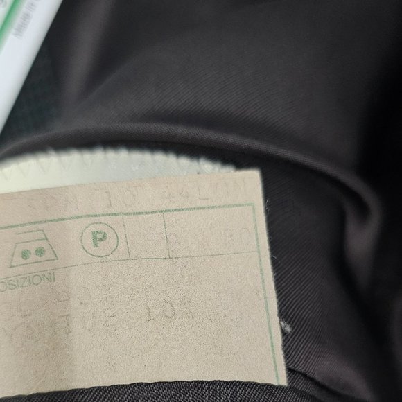 Mani 44L Green Houndstooth Wool Two Button Sport Coat Blazer Jacket G044 - Picture 10 of 11